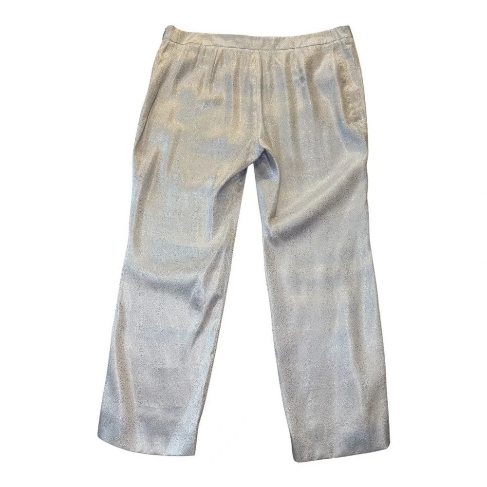 Paul Joe Paris Metallic Sheen Blazer Pants Suit Set Women Size‎ 40 US Medium (8)